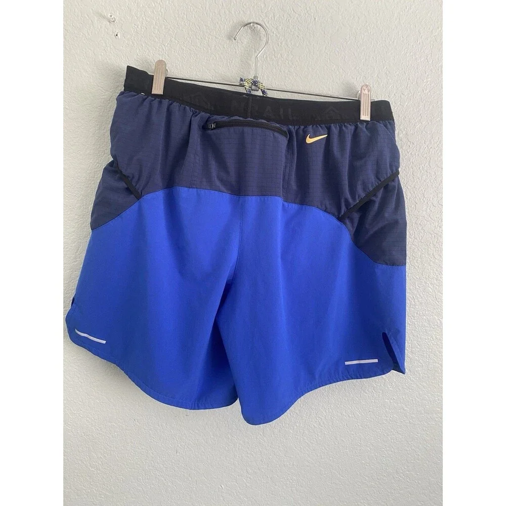 Nike Trail Shorts Royal Blue Navy Gorpcore Utility Running Shorts Men's Size L